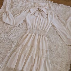 Lace pattern (vintage style) dress